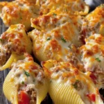 Cheesy Stuffed Pasta Shells Recipe First Image