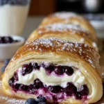 Blueberry Cream Cheese Danish First Image