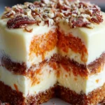 Layered Carrot Cheesecake Delight First Image