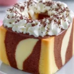 Marbled Chocolate Vanilla Cake First Image