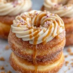Cinnamon Sugar Frosted Donuts First Image