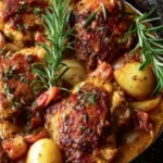 Savory Rosemary Chicken Skillet First Image
