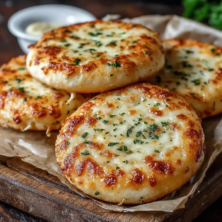 Cheesy Garlic Bread Rounds First Image