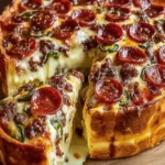 Deep Dish Pepperoni Jalapeño Pizza First Image