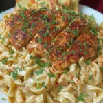 Creamy Cajun Chicken Pasta Dish First Image