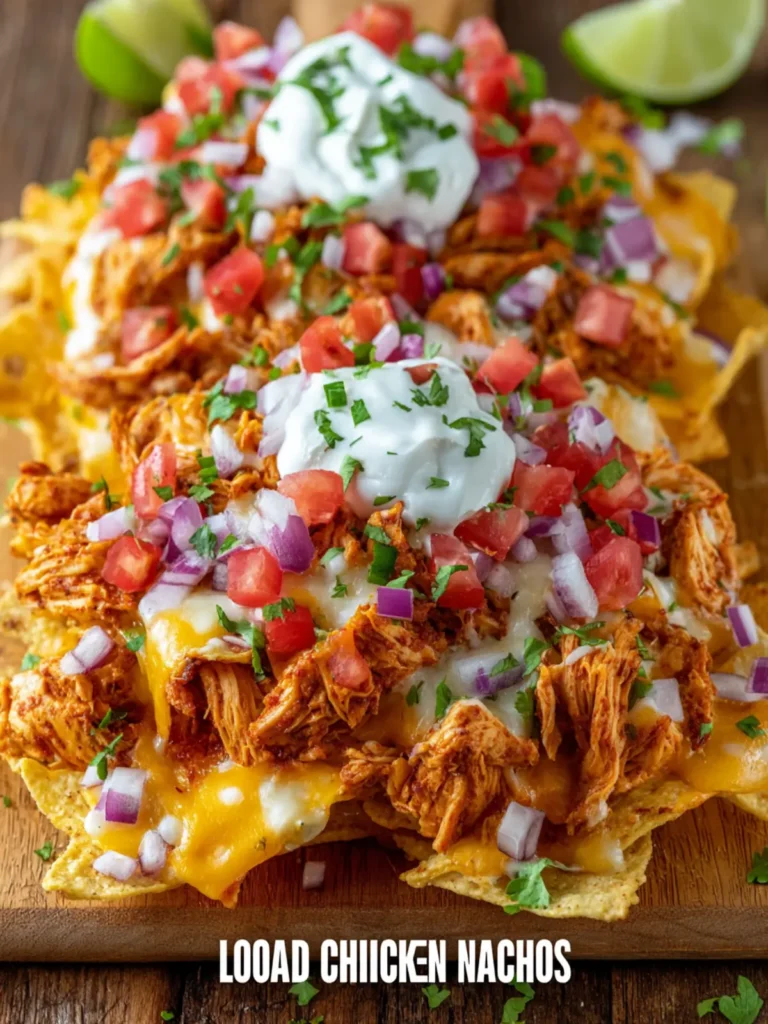 Loaded Chicken Nachos First Image