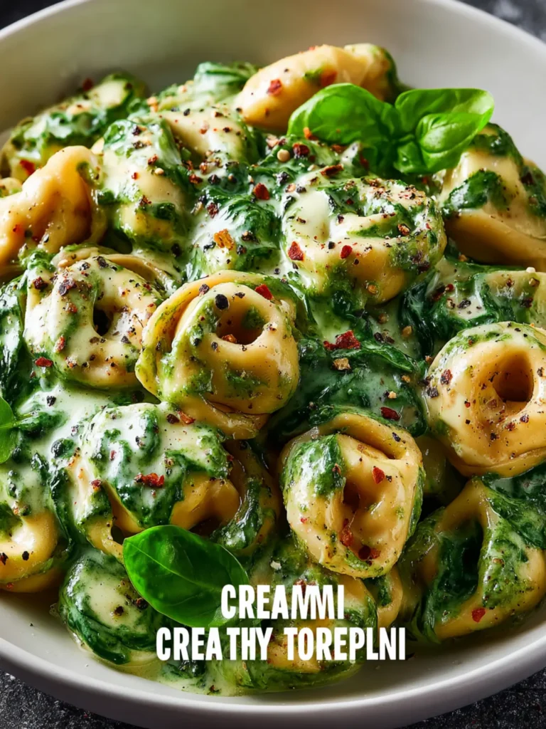 Creamy Spinach Tortellini First Image