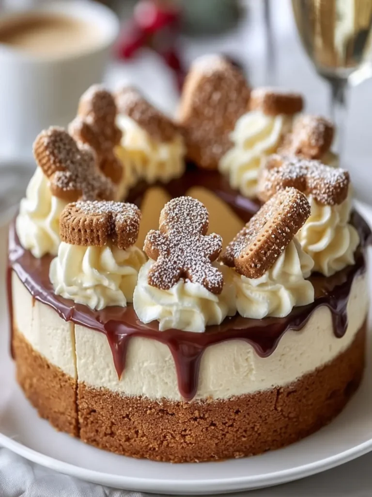 Gingerbread Cookie Cheesecake Ring First Image