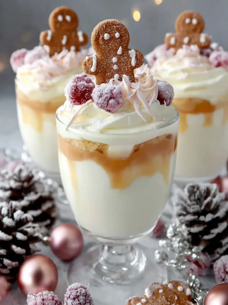 Festive Gingerbread Parfait Dessert First Image