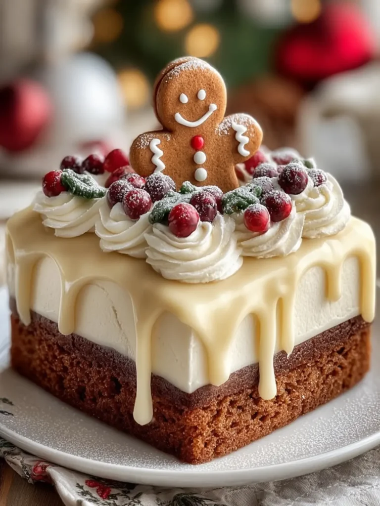 Festive Gingerbread Cake Delight First Image
