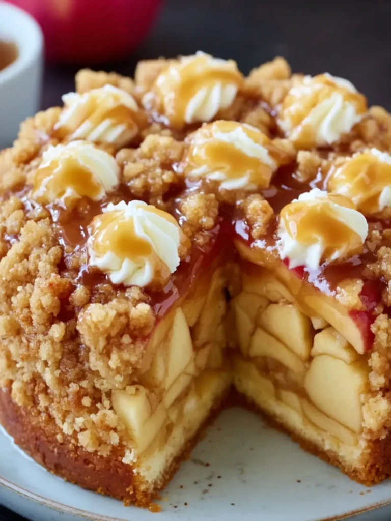 Homemade Apple Crumble Cake First Image