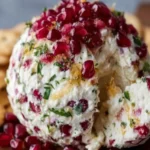 Pomegranate Herb Cheese Ball First Image