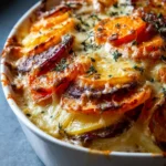 Delicious Cheesy Root Vegetable Gratin Recipe for Comfort Food First Image