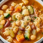 Vegetarian Minestrone Soup First Image