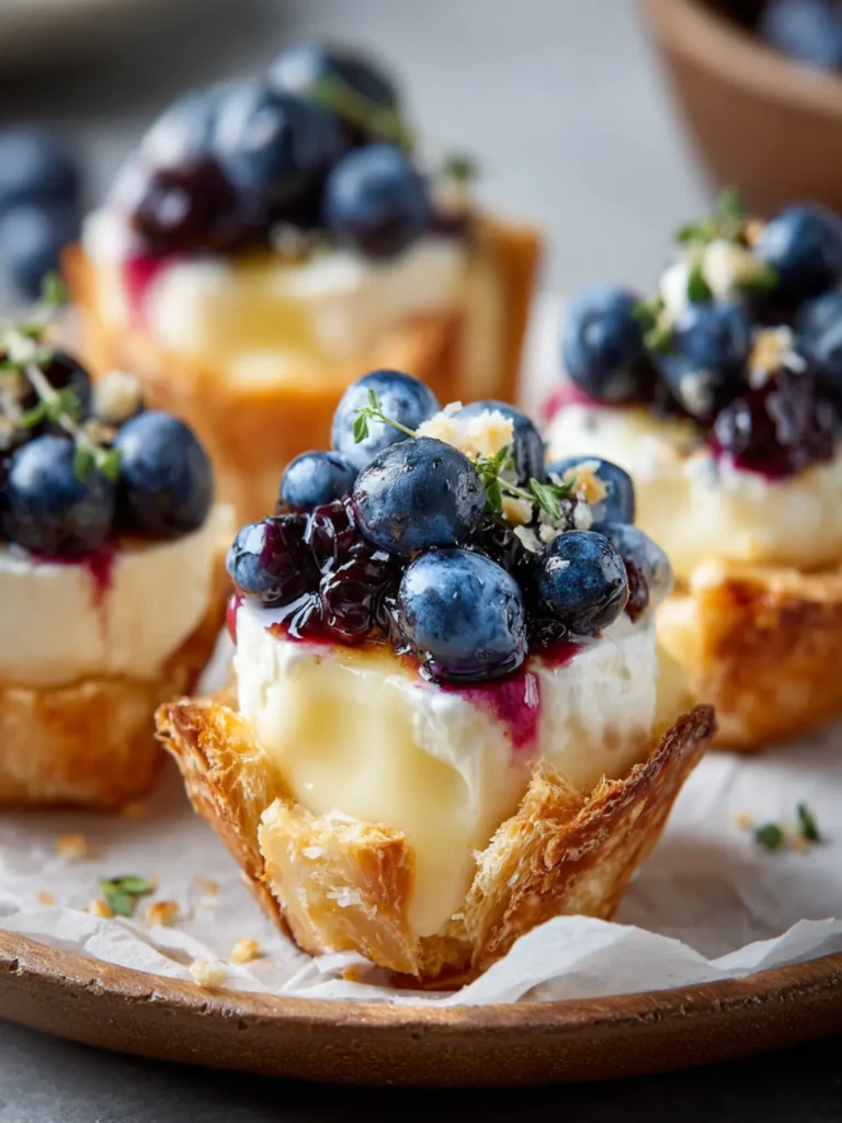 Blueberry Brie Bites : Sweet, Savory, and Effortlessly Elegant First Image