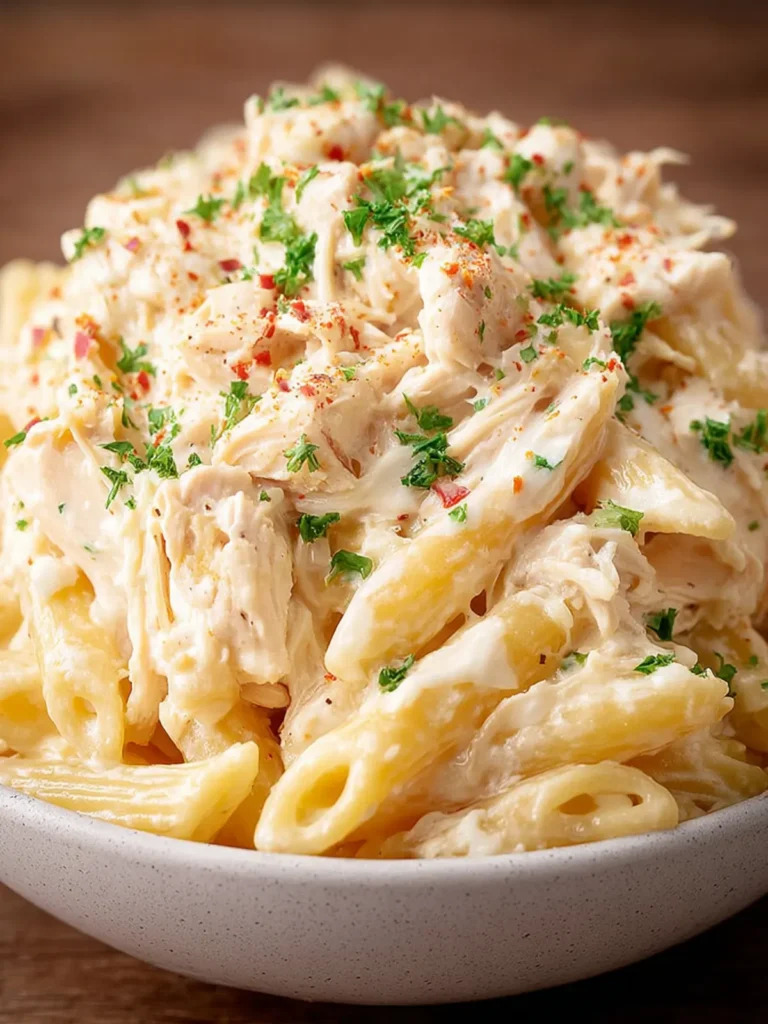 Slow Cooker Chicken Alfredo First Image