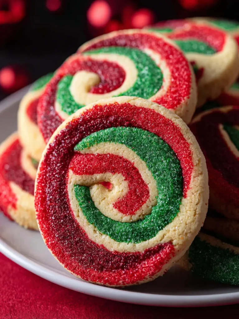 Christmas Pinwheel Cookies First Image