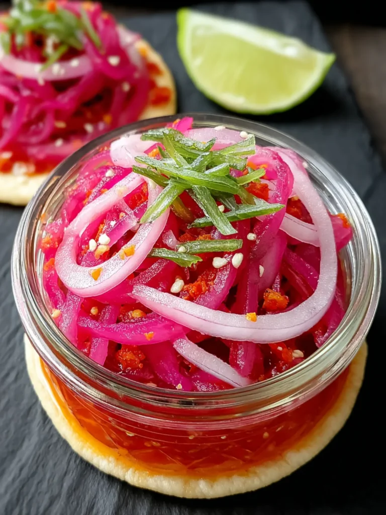 Flavorful Easy Pickled Red Onion Recipe for Tacos & More First Image