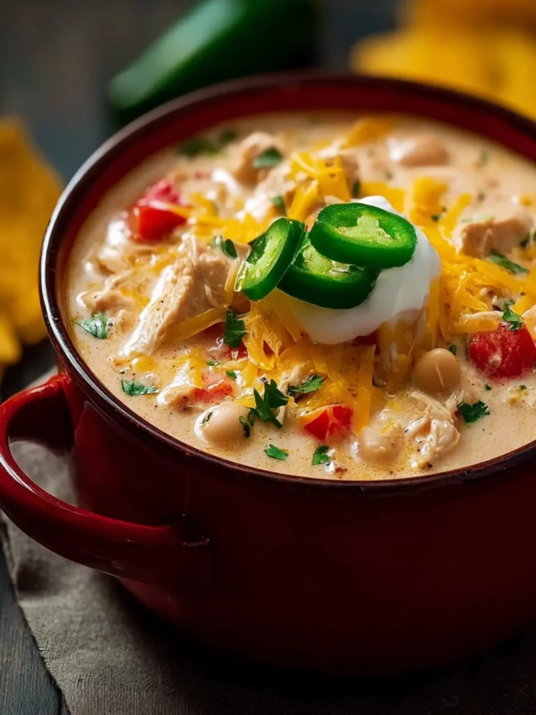 Chunky Cream Cheese White Chicken Chili First Image