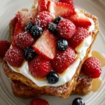 Cinnamon Breakfast Squares with Yogurt and Berries First Image