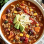 Hearty Turkey Vegetable Chili, Dietitian Recipe First Image