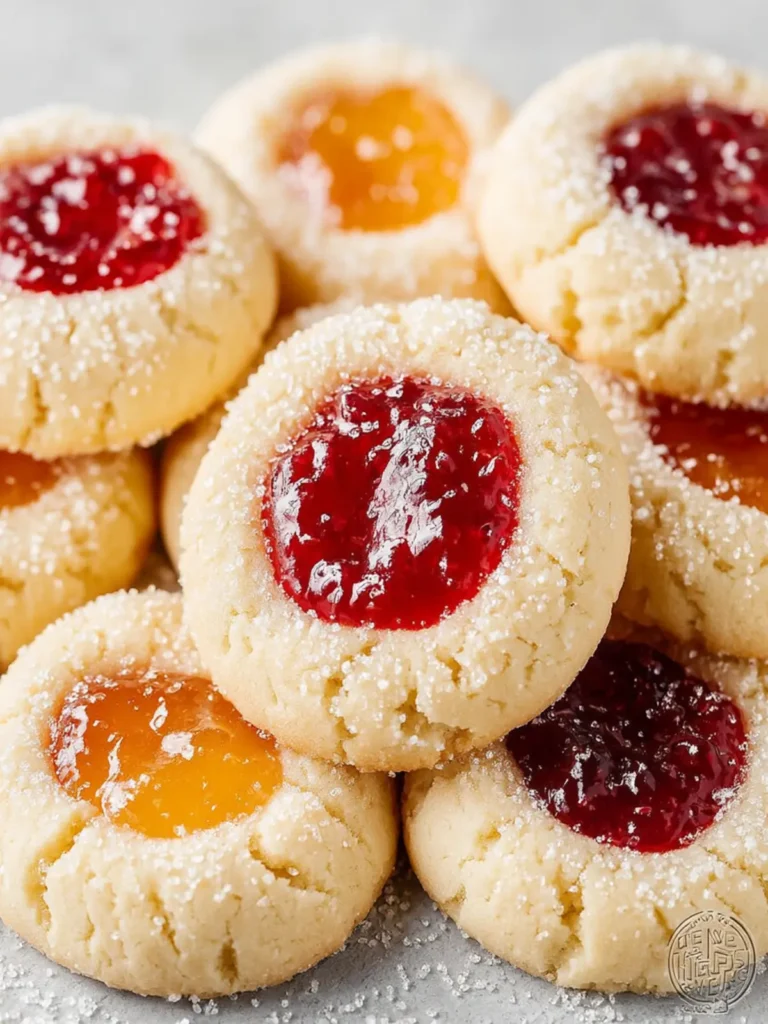 Jam Thumbprint Cookies First Image