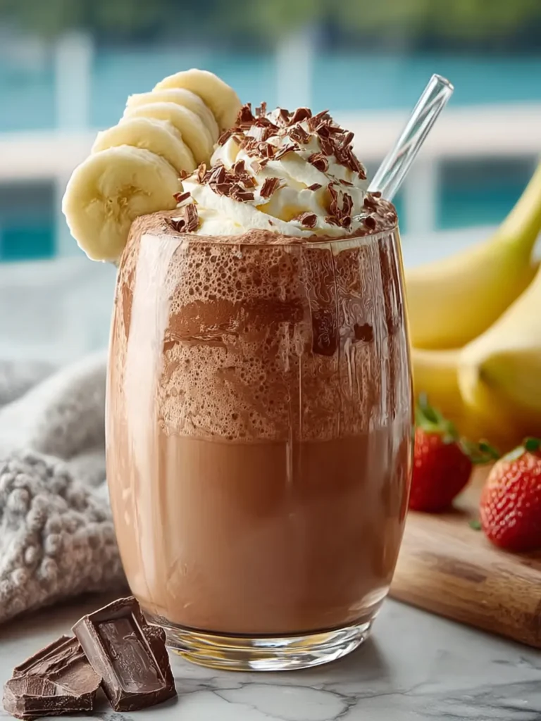 Healthy Chocolate Collagen Smoothie First Image