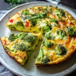 Irresistible Cheesy Broccoli Frittata Recipe to Savor First Image