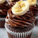 Decadent Chocolate Banana Cupcakes First Image