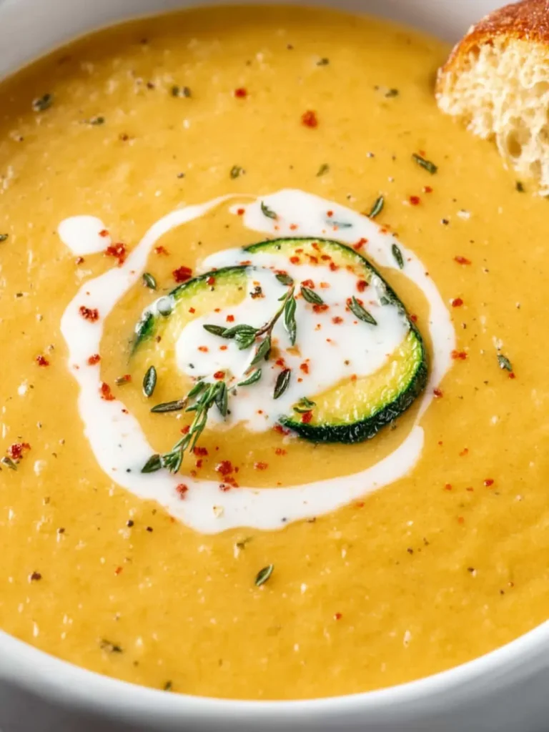Yellow Squash Soup First Image