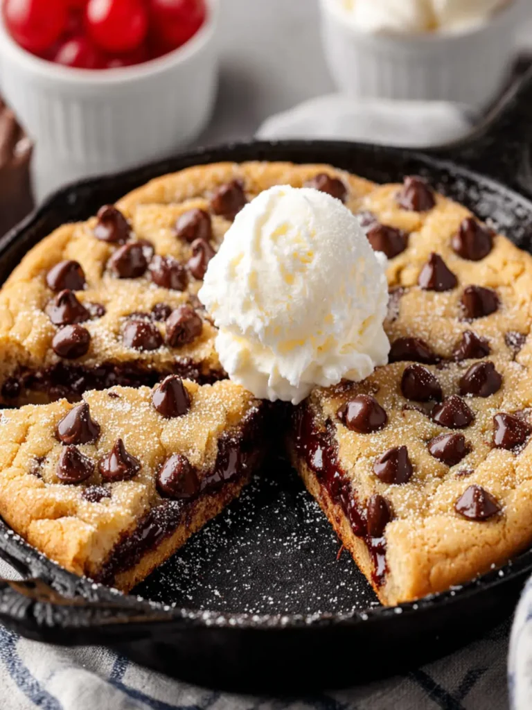 Cast Iron Skillet Cookie First Image