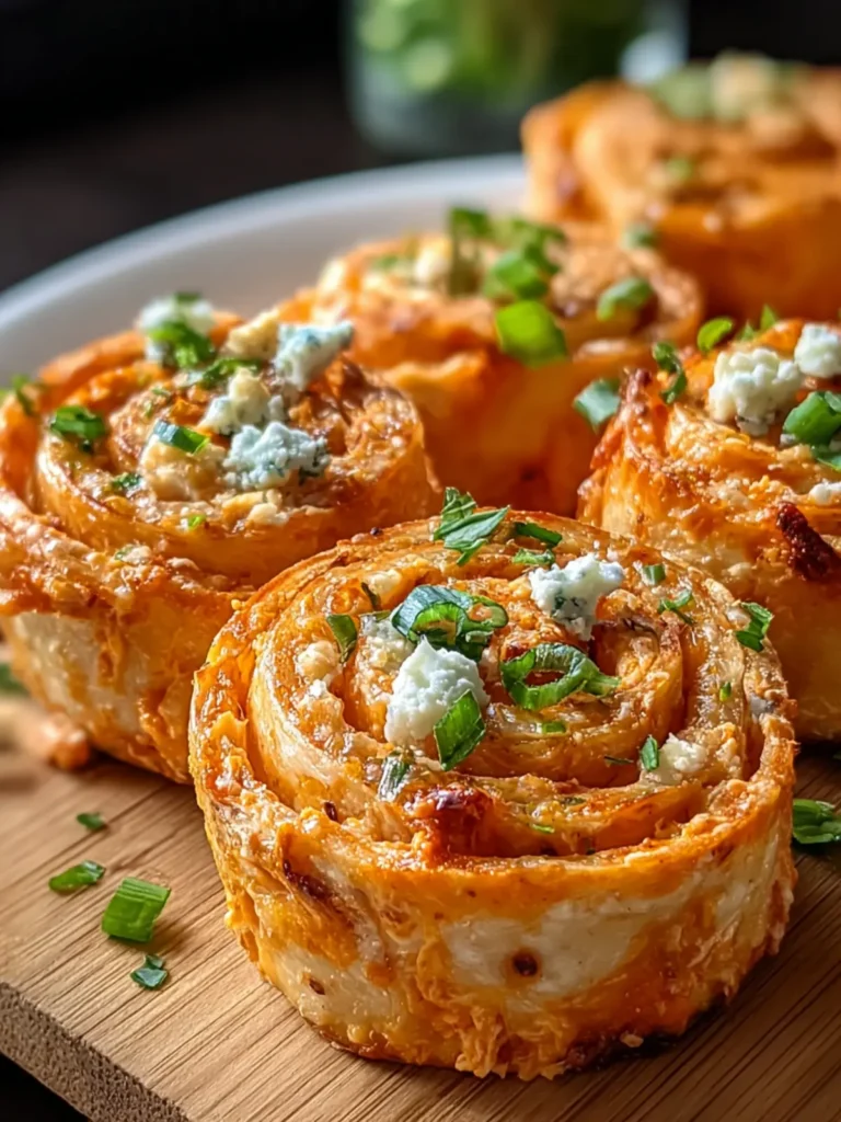 Irresistible Crispy Buffalo Chicken Dip Pinwheels Recipe First Image