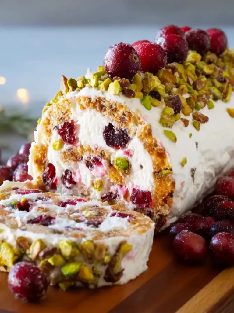 Cranberry Pistachio Cheese Log (10 minutes) First Image