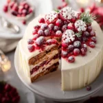Cranberry Christmas Cake First Image