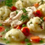 Perfect Chicken And Dumplings With Vegetables First Image