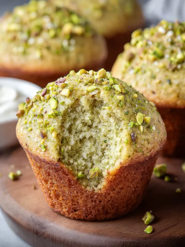 Pistachio Muffins First Image