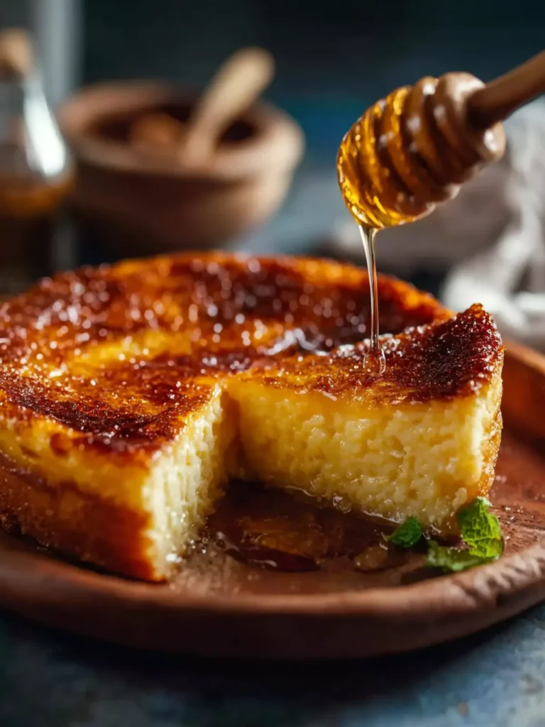 Melopita (Greek Honey Pie) First Image