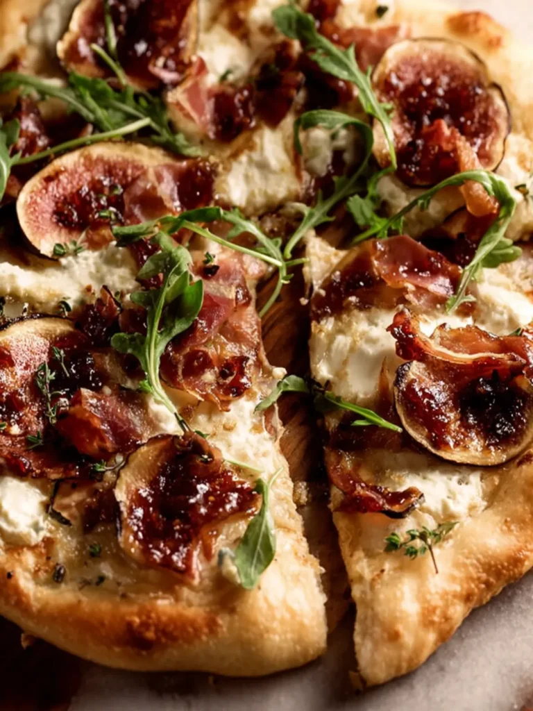 Speck & Brie Pizza with Fig Jam First Image