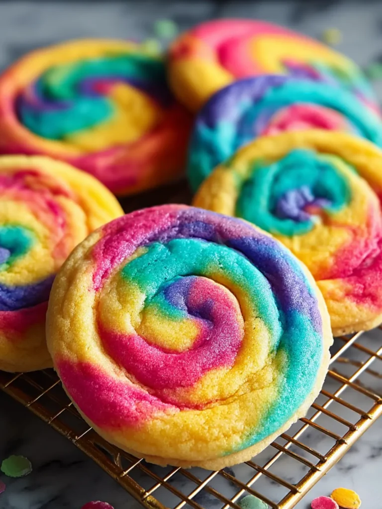 Tie Dye Cookies Recipe First Image