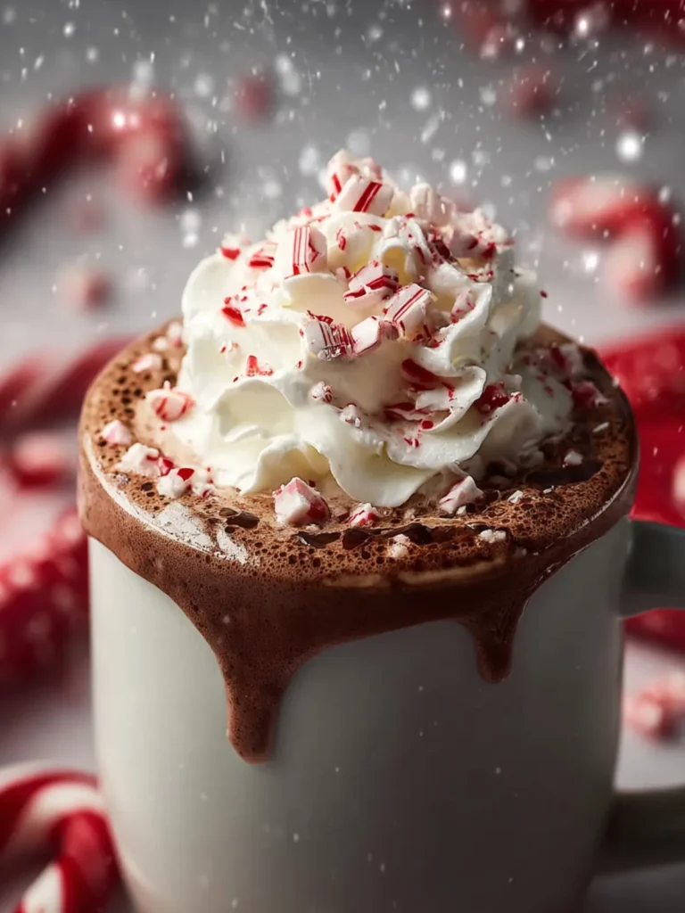 Peppermint Hot Chocolate Recipe First Image