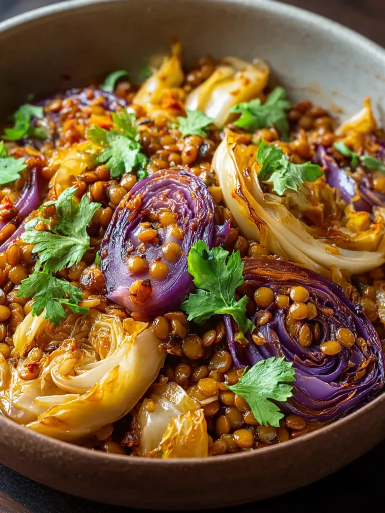 Cozy Braised Cabbage and Lentils: A Comforting Delight First Image