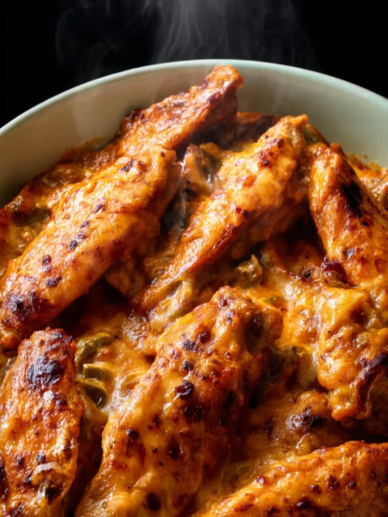 Smothered Chicken Wings Recipe First Image