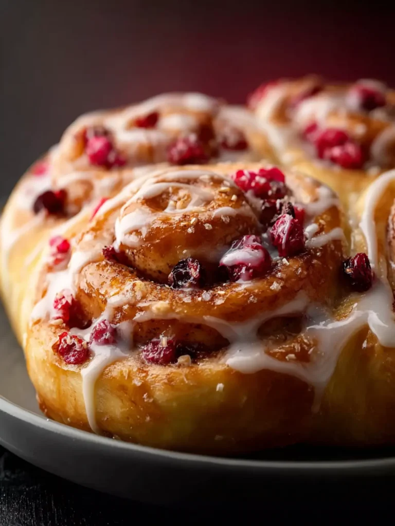Cranberry Orange Sweet Rolls First Image