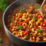 Comforting Ground Beef Goulash First Image
