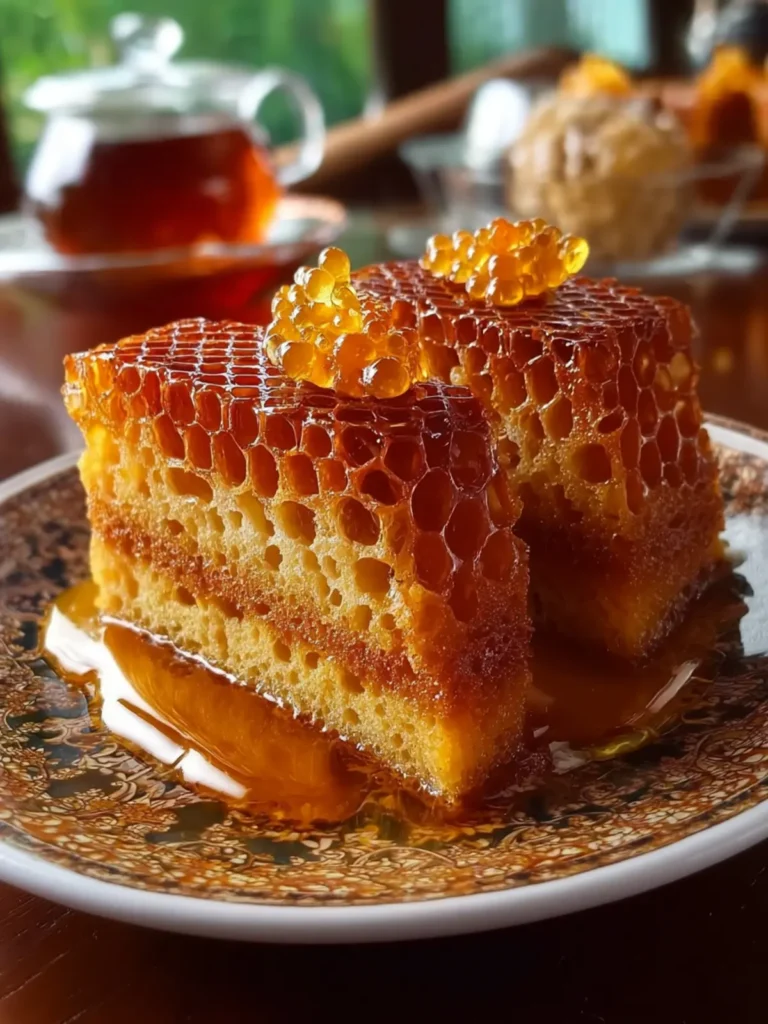 Malaysian Honeycomb Cake (Kek Gula Hangus): A Delightful Caramel Treat First Image
