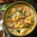 Creamy Sausage Tortellini Soup First Image