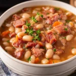 Crockpot Ham and Bean Soup First Image
