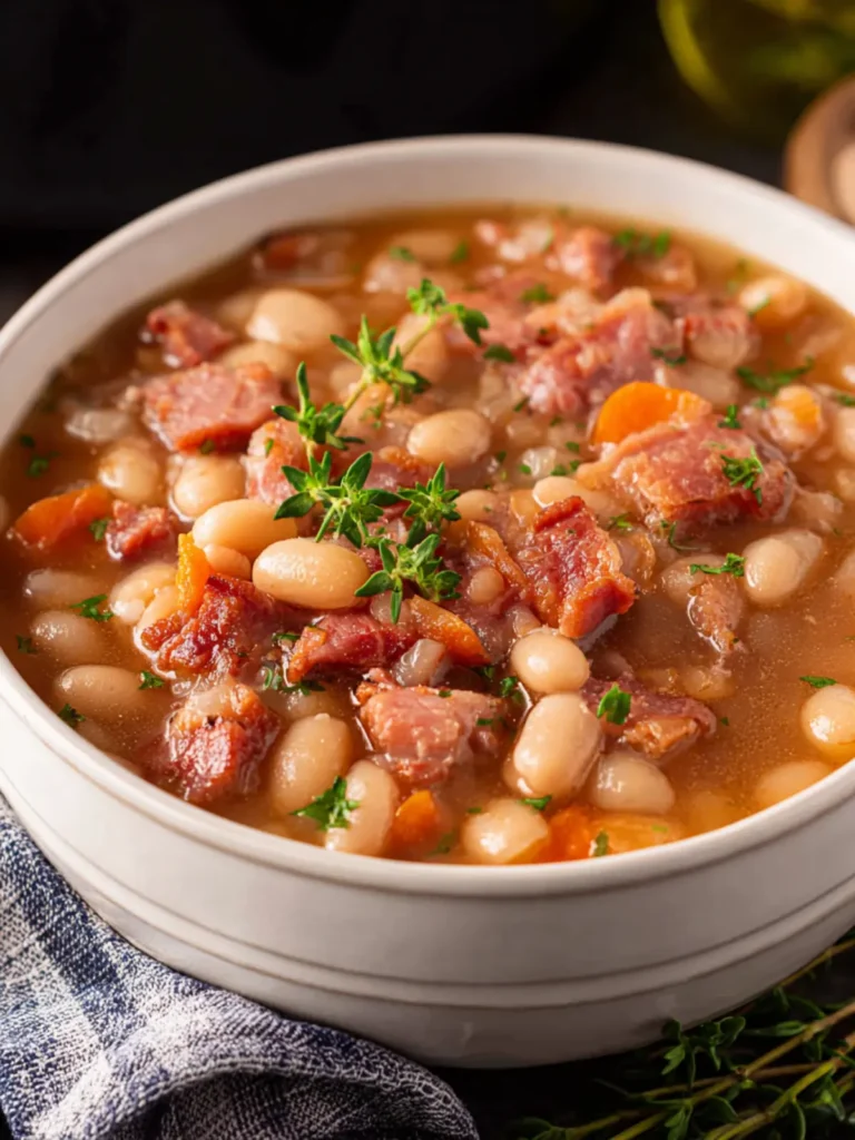 Crockpot Ham and Bean Soup First Image