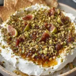 5 Minute Goat Cheese Dip with Fig Jam & Pistachios First Image