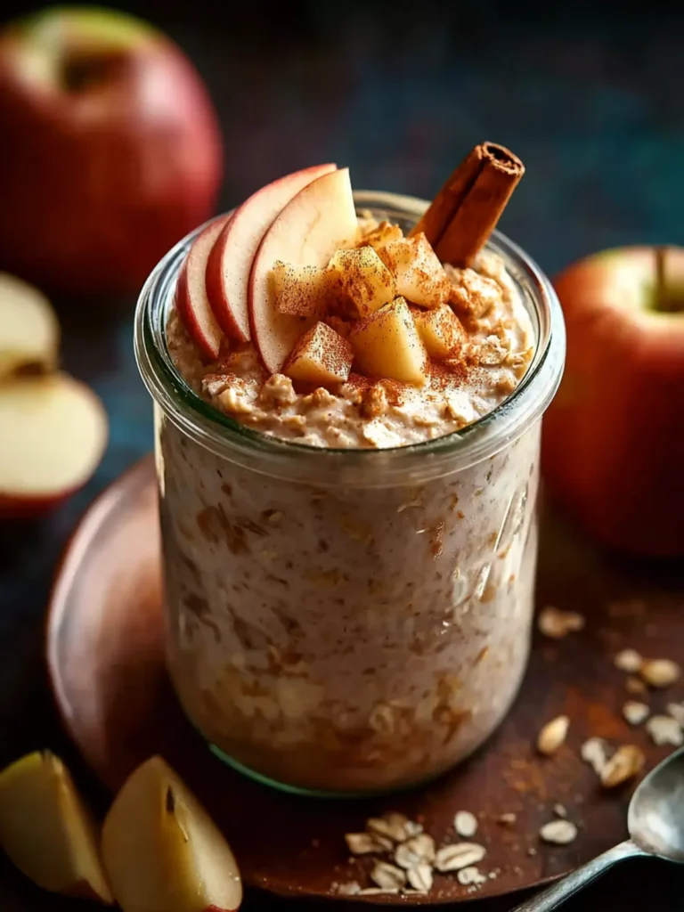 Apple Cinnamon Protein Overnight Oats: An Incredible Ultimate Recipe First Image